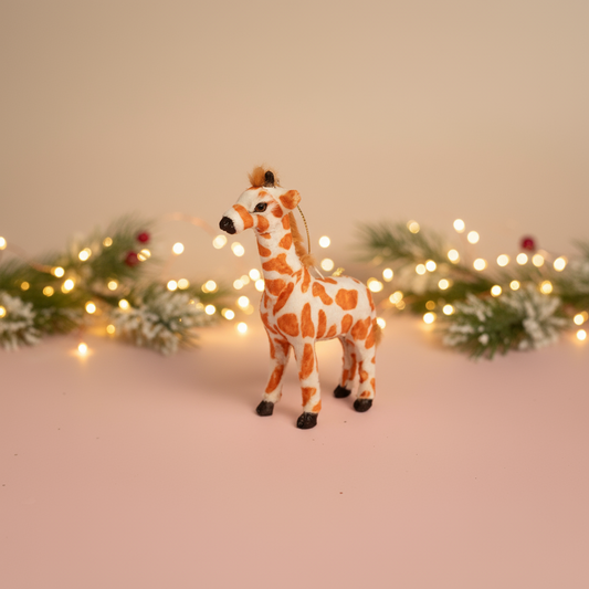 Giraffe Christmas Hanging Ornament