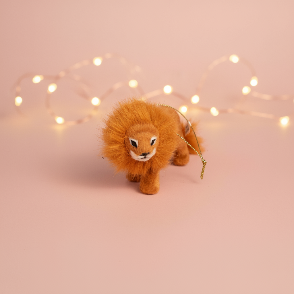 Lion Christmas Hanging Ornament