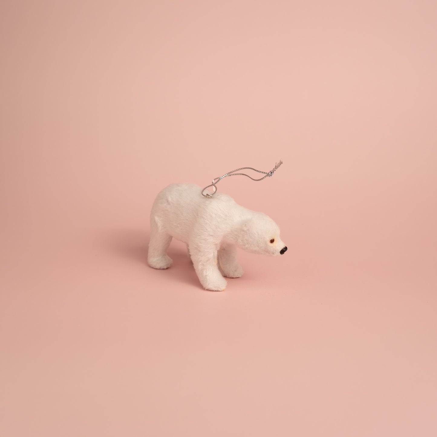 White Bear Christmas Hanging Ornament