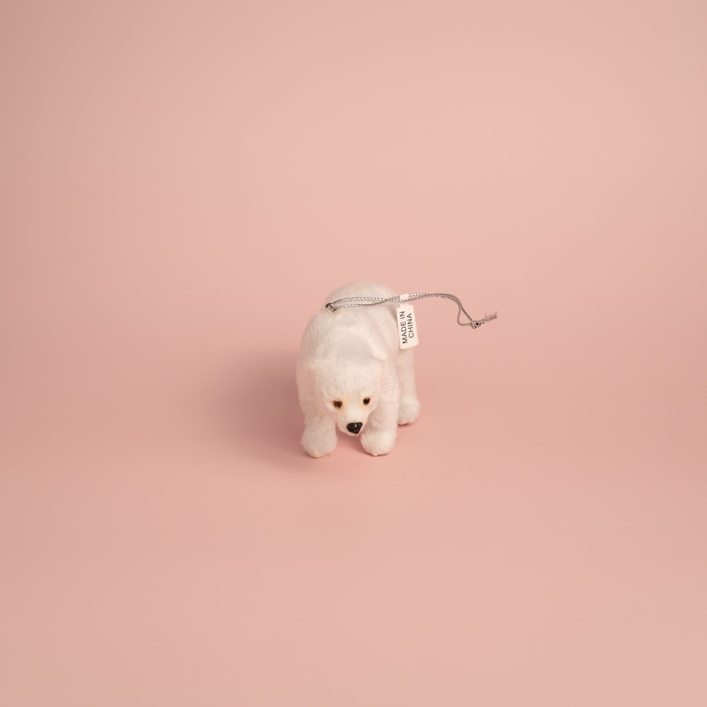 White Bear Christmas Hanging Ornament