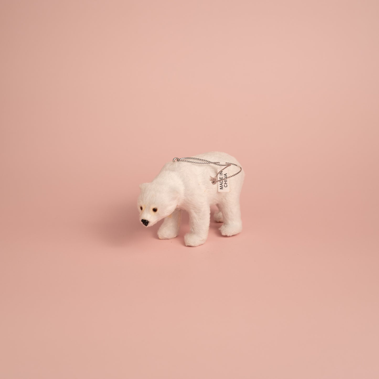 White Bear Christmas Hanging Ornament